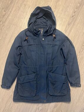 Dami Wear Navy Hooded Anorak Jacket | Utility Gorpcore Coastal